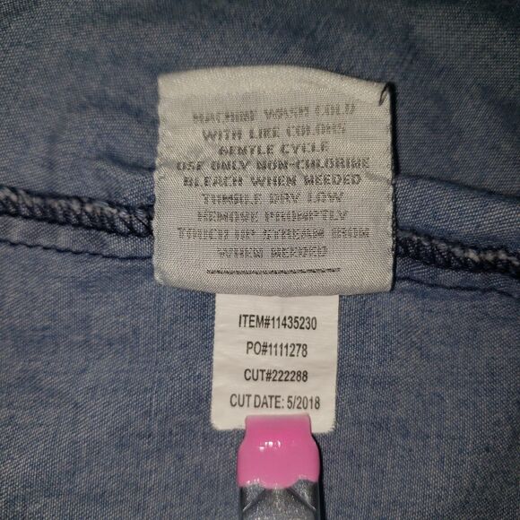 TORRID Denim Jean Lightweight Hooded Jacket Womens Plus Size 1 - Picture 6 of 7